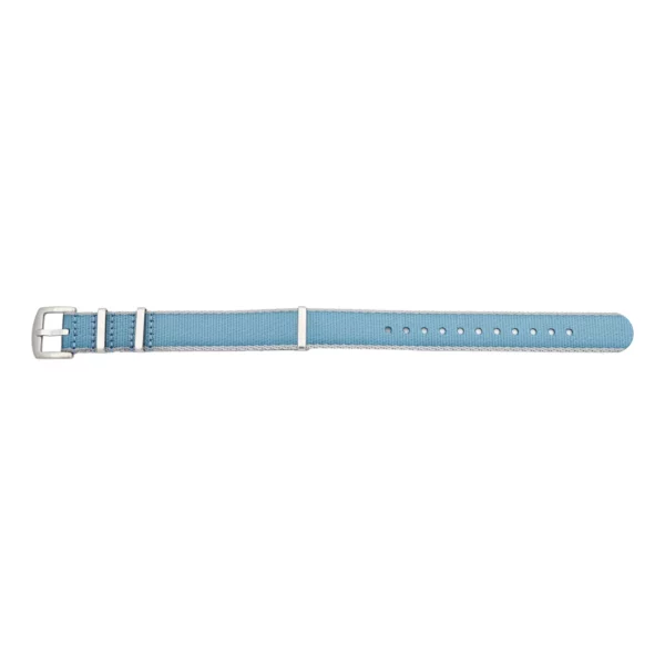 Pebro Nylon-Uhrenarmband (707) - Blau/Grau