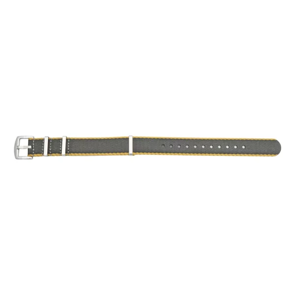Pebro Nylon-Uhrenarmband (708) - Grau/Grün