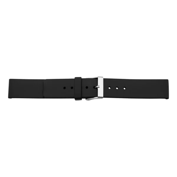 Pebro Kunststoff-Uhrenarmband - PU (825) - Schwarz
