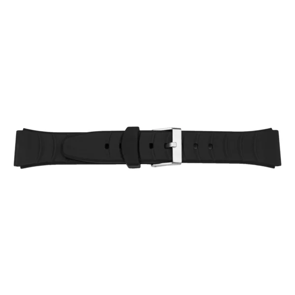 Pebro Kunststoff-Uhrenarmband - PU (828) - Schwarz