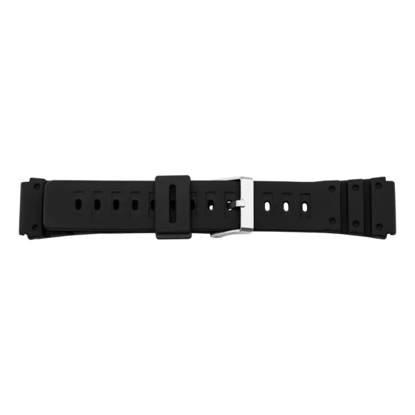 Pebro Kunststoff-Uhrenarmband - PU (829) - Schwarz