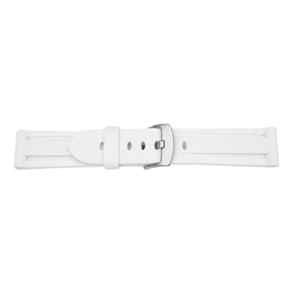 Pebro Kunststoff-Uhrenarmband - PU (848) - Weiß