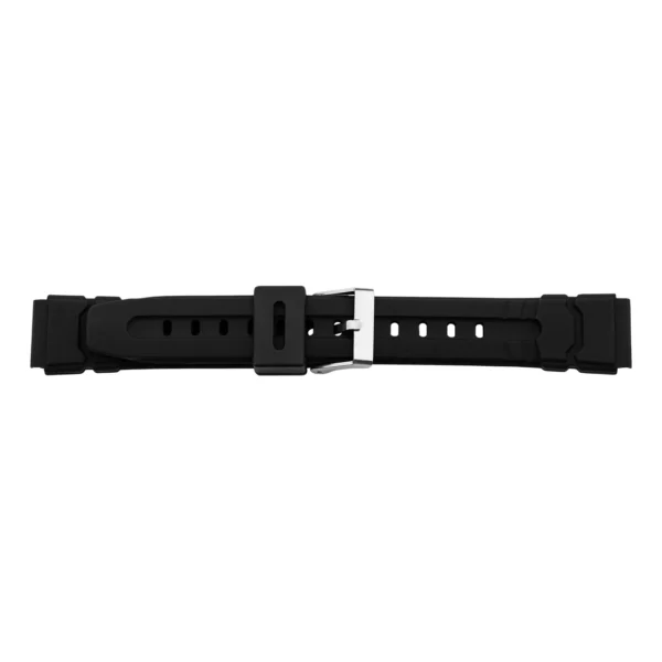 Pebro Kunststoff-Uhrenarmband - PU (850) - Schwarz