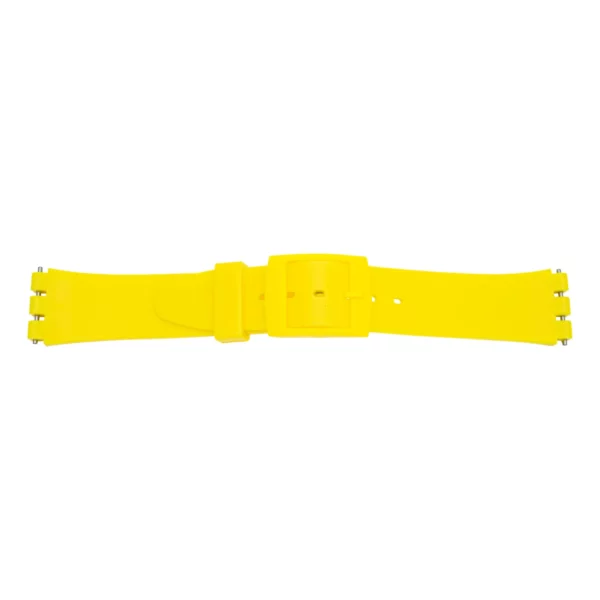 Pebro Kunststoff-Uhrenarmband - PVC (724) - Gelb Transparent