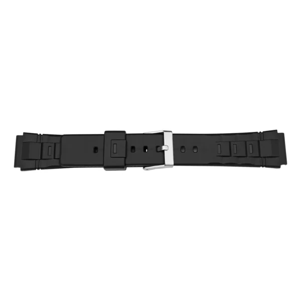 Pebro Kunststoff-Uhrenarmband - PVC (809) - Schwarz