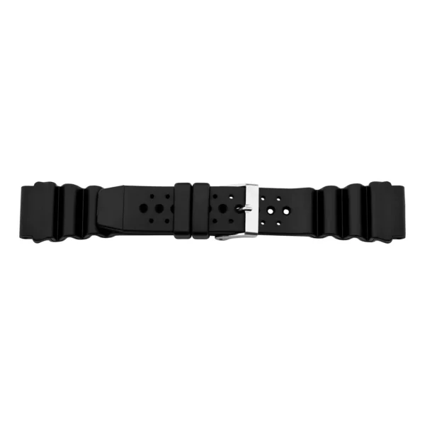 Pebro Kunststoff-Uhrenarmband - PVC (838) - Schwarz