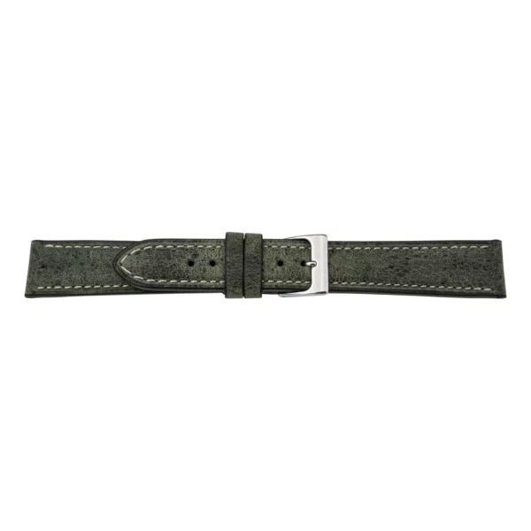 Pebro Premium Leder-Uhrenarmband - Antilopenleder (1009) - Grün