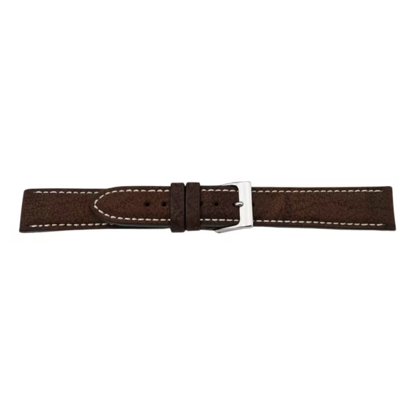 Pebro Premium Leder-Uhrenarmband - Antilopenleder (1035) - Kastanie