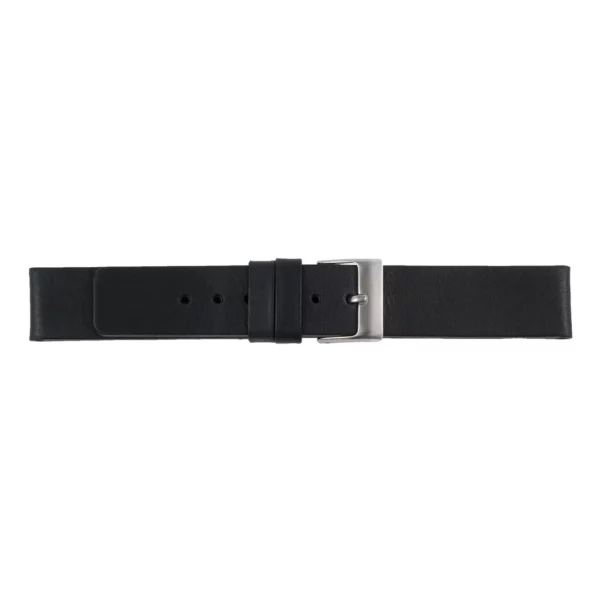 Pebro Premium Leder-Uhrenarmband (131) - Schwarz