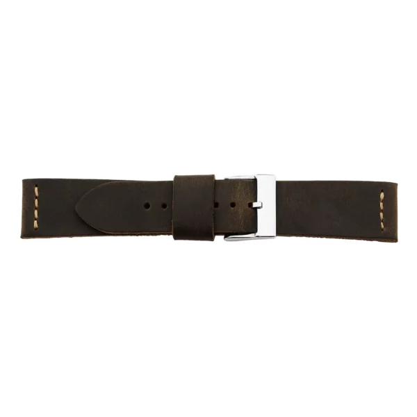 Pebro Premium Leder-Uhrenarmband (159) - Dunkelbraun