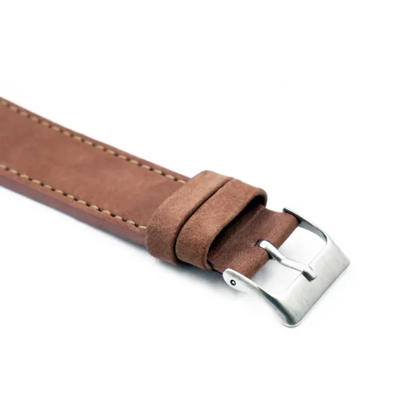 Pebro Premium Leder-Uhrenarmband (191) - Haselnuss – Bild 2