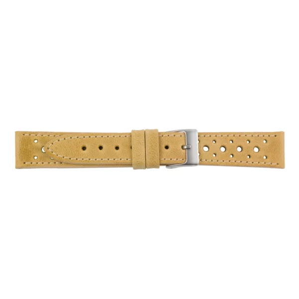 Pebro Premium Leder-Uhrenarmband (193) - Senfgelb