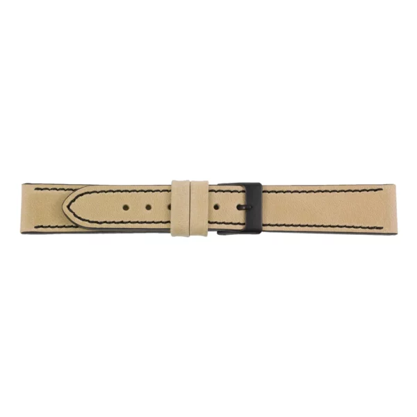 Pebro Premium Leder-Uhrenarmband (201) - Beige