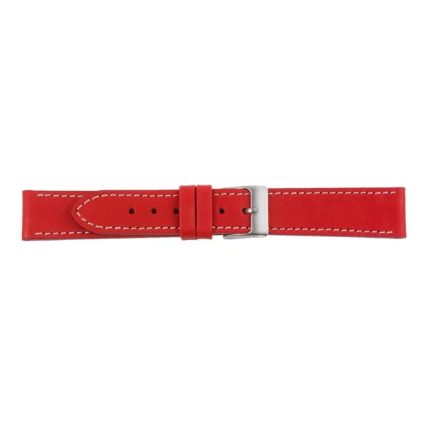 Pebro Premium Leder-Uhrenarmband (314) - Rot