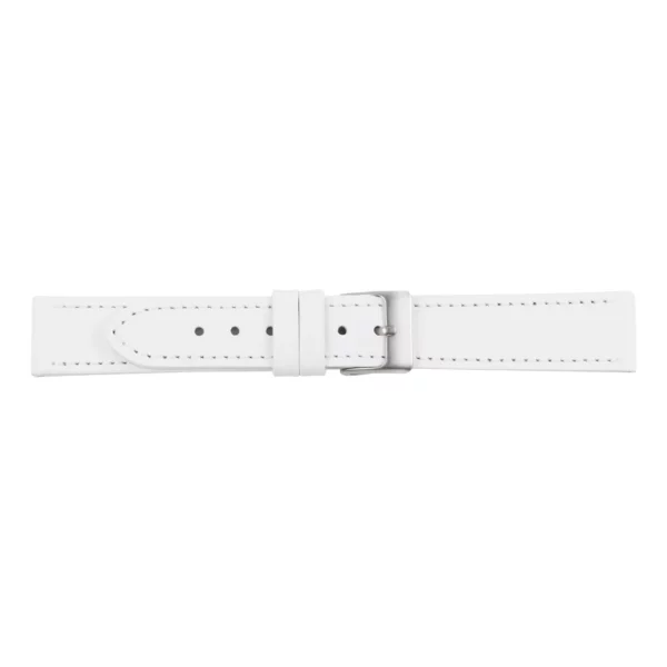Pebro Premium Leder-Uhrenarmband (316) - Weiß