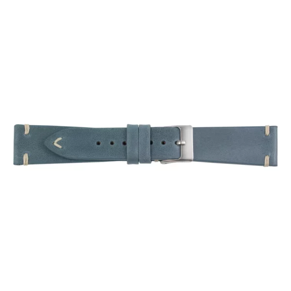 Pebro Premium Leder-Uhrenarmband (519) - Blau