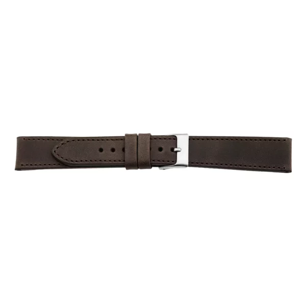 Pebro Premium Leder-Uhrenarmband (526) - XL - Dunkelbraun