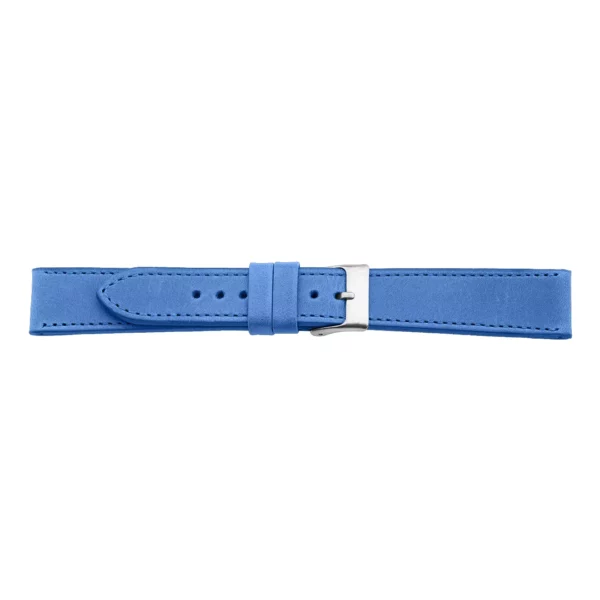 Pebro Premium Leder-Uhrenarmband (527) - XL - Blau