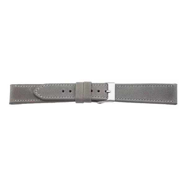 Pebro Premium Leder-Uhrenarmband (528) - XL - Grau