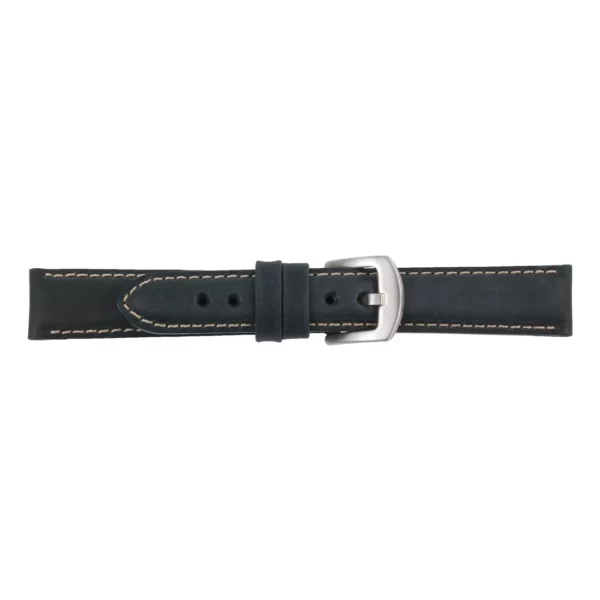 Pebro Premium Leder-Uhrenarmband (563) - Dunkelblau