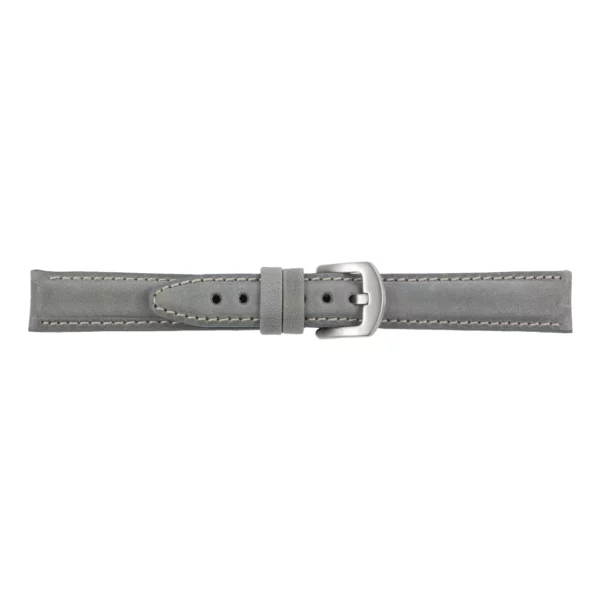 Pebro Premium Leder-Uhrenarmband (577) - XL - Grau