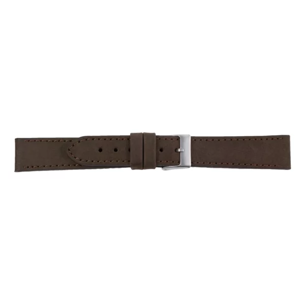Pebro Premium Leder-Uhrenarmband (579) - Dunkelbraun
