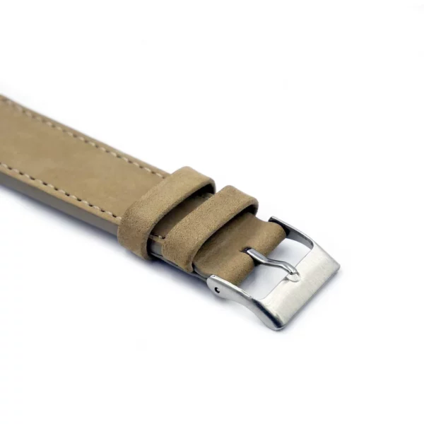 Pebro Premium Leder-Uhrenarmband (581) - Sand – Bild 2