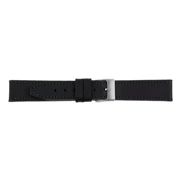 Pebro Premium Leder-Uhrenarmband (585) - Schwarz