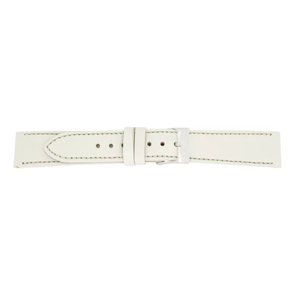 Pebro Premium Leder-Uhrenarmband (629) - Porzellan
