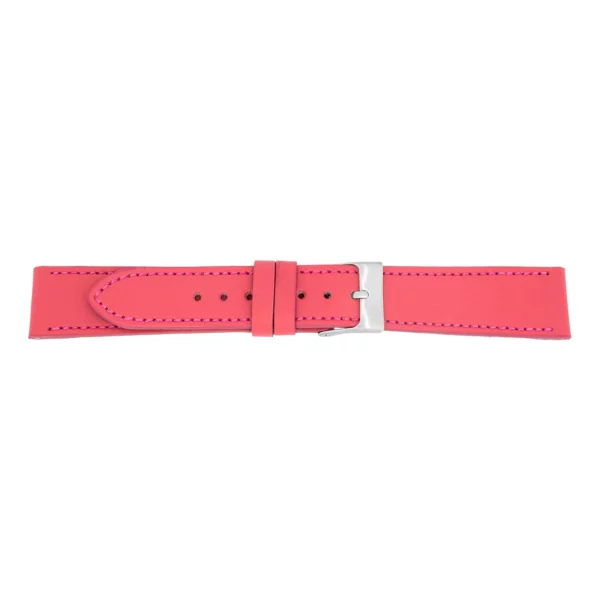 Pebro Premium Leder-Uhrenarmband (636) - Magenta