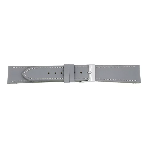 Pebro Premium Leder-Uhrenarmband (641) - Grau