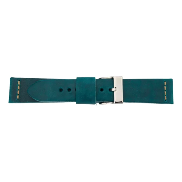 Pebro Premium Leder-Uhrenarmband (666) - Petrol