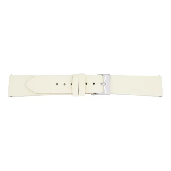Pebro Premium Leder-Uhrenarmband - Lack (624) - Porzellan