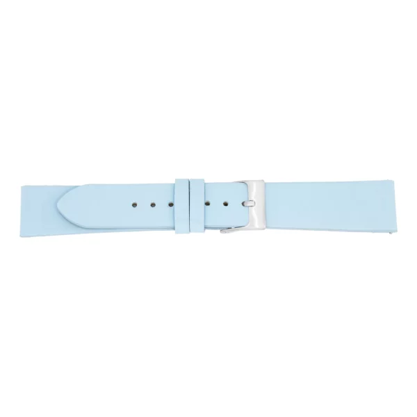 Pebro Premium Leder-Uhrenarmband - Lack (625) - Hellblau