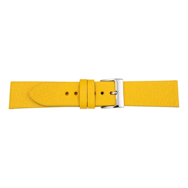 Pebro Premium Leder-Uhrenarmband - Ziegenleder (1020) - XS - Gelb