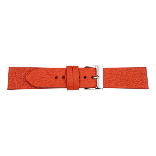 Pebro Premium Leder-Uhrenarmband - Ziegenleder (1023) - XS - Orange