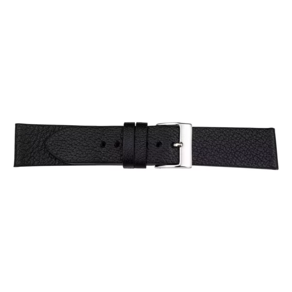 Pebro Premium Leder-Uhrenarmband - Ziegenleder (1033) - XS - Schwarz