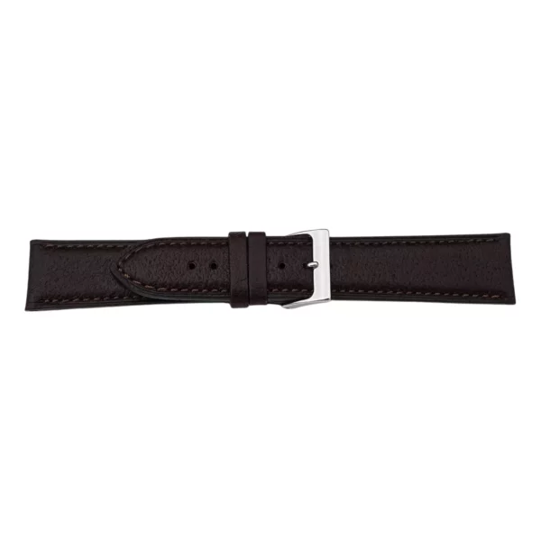 Pebro Premium Leder-Uhrenarmband - Pferdeleder (1043) - Dunkelbraun