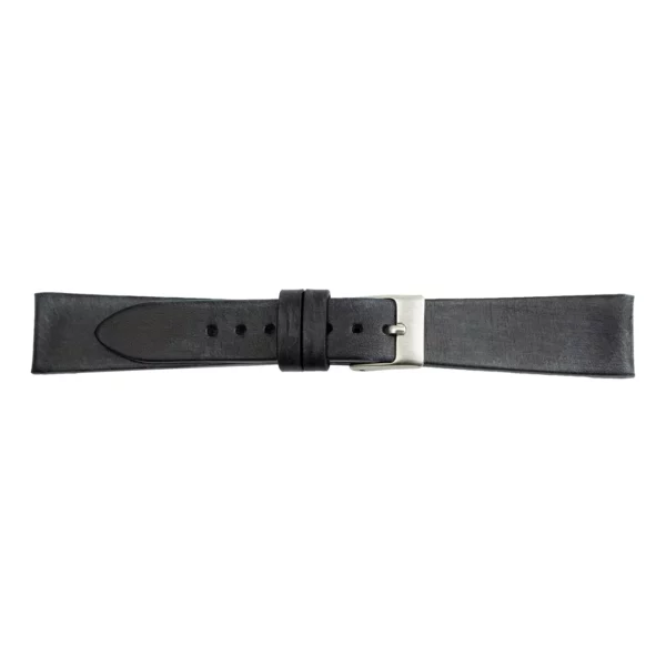 Pebro Premium Leder-Uhrenarmband - Handveredelt (549) - Schwarz