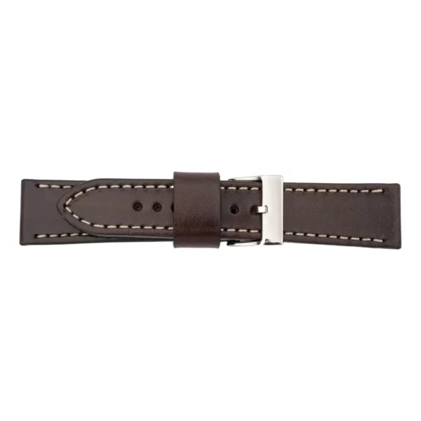 Pebro Premium Leder-Uhrenarmband - Handveredelt (651) - Braun