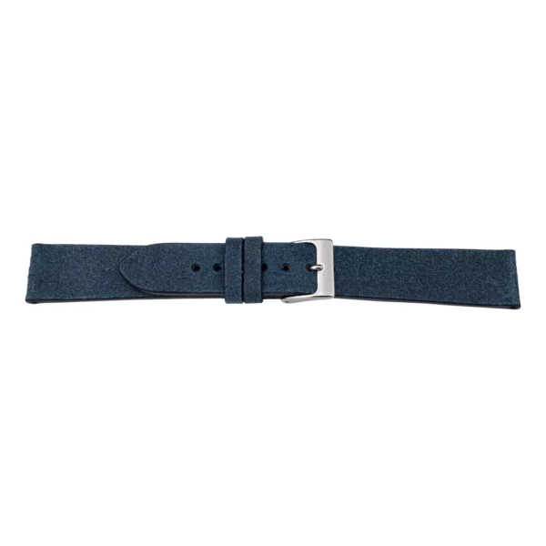 Pebro Premium Leder-Uhrenarmband - Wildleder (1005) - Blau