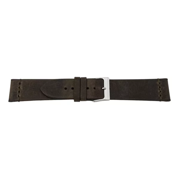 Pebro Premium Leder-Uhrenarmband - Vintage (1041) - Dunkelbraun