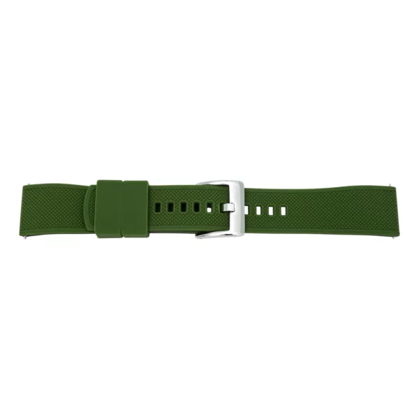 Pebro Silikon-Uhrenarmband (870) - Grün/Schwarz
