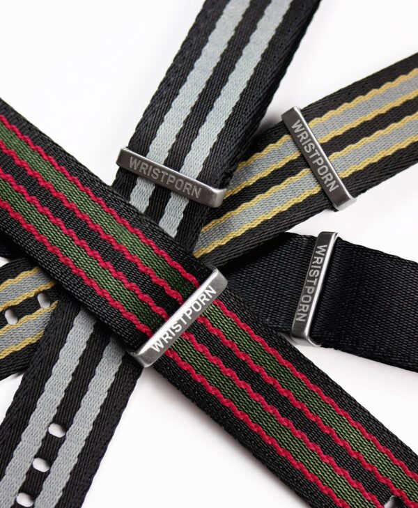 Wristporn Premium Nylon Uhrenarmbänder - 4 Stück - Bond Style – Bild 2