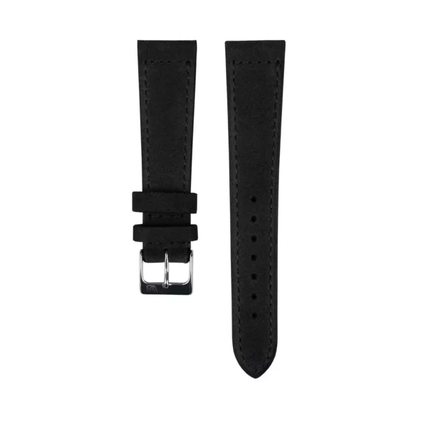 WB Original Classic Wildleder-Uhrenarmband - Schwarz