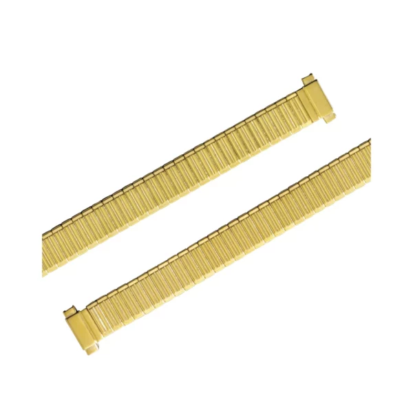 Eulit Flex Edelstahl Uhrenarmband - Teleskop-Anstoß - Gold – Bild 2