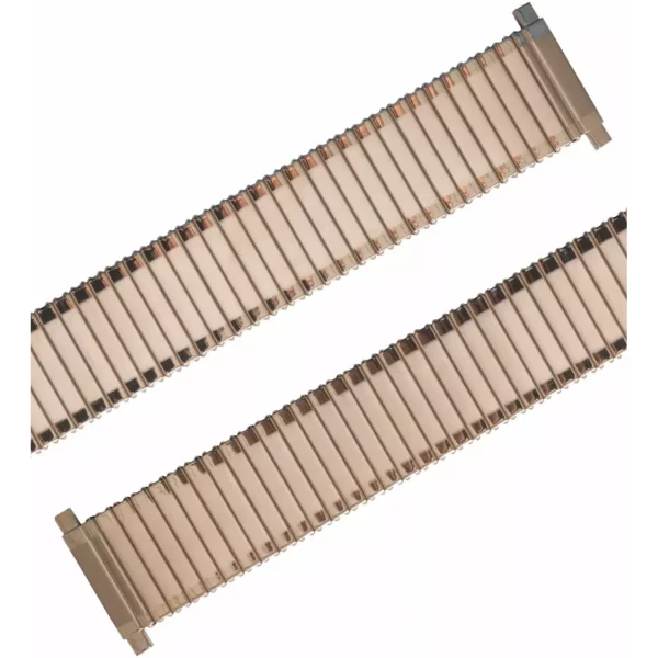 Eulit Flex Edelstahl Uhrenarmband - Teleskop-Anstoß - Roségold – Bild 2