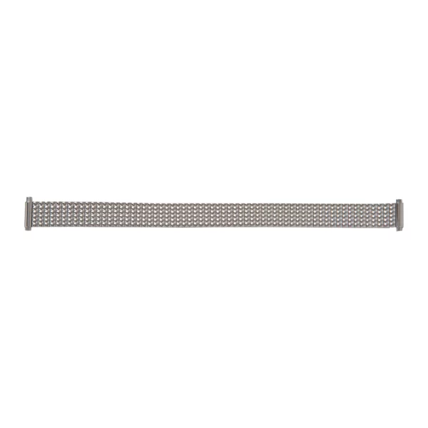 Eulit Flex Edelstahl Uhrenarmband - Teleskop-Anstoß - Silber