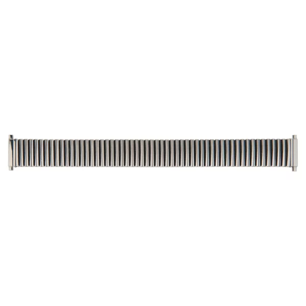 Eulit Flex Edelstahl Uhrenarmband - Teleskop-Anstoß - Silber