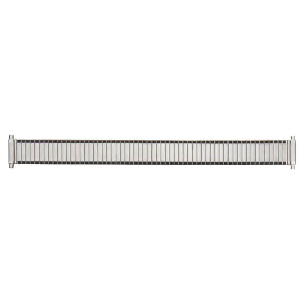 Eulit Flex Edelstahl Uhrenarmband - Teleskop-Anstoß - Silber